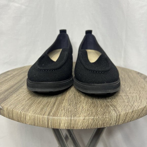 Rothys Lug Loafer Women’s Size 9.5 Merino Wool Round Toe Onyx Black - Picture 4 of 10